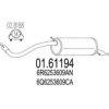 MTS 01.61194 End Silencer